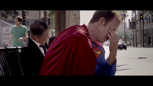 SUPERzero NFT FILM SCENE - SAD SUPERMAN!